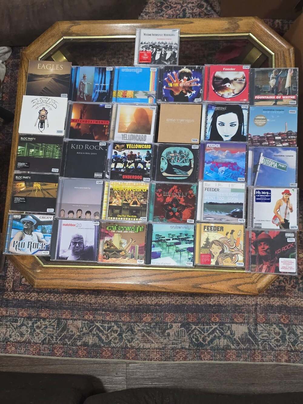 Alt Rock 33 CD Lot Kid Rock Matchbox Twenty Fountains of Wayne Eagles The Cure